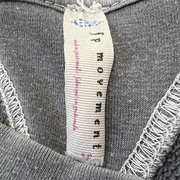 Free People Movement Sweatshirt Womens Small Gray Crewneck Pullover Pocket Cozy - Picture 6 of 11